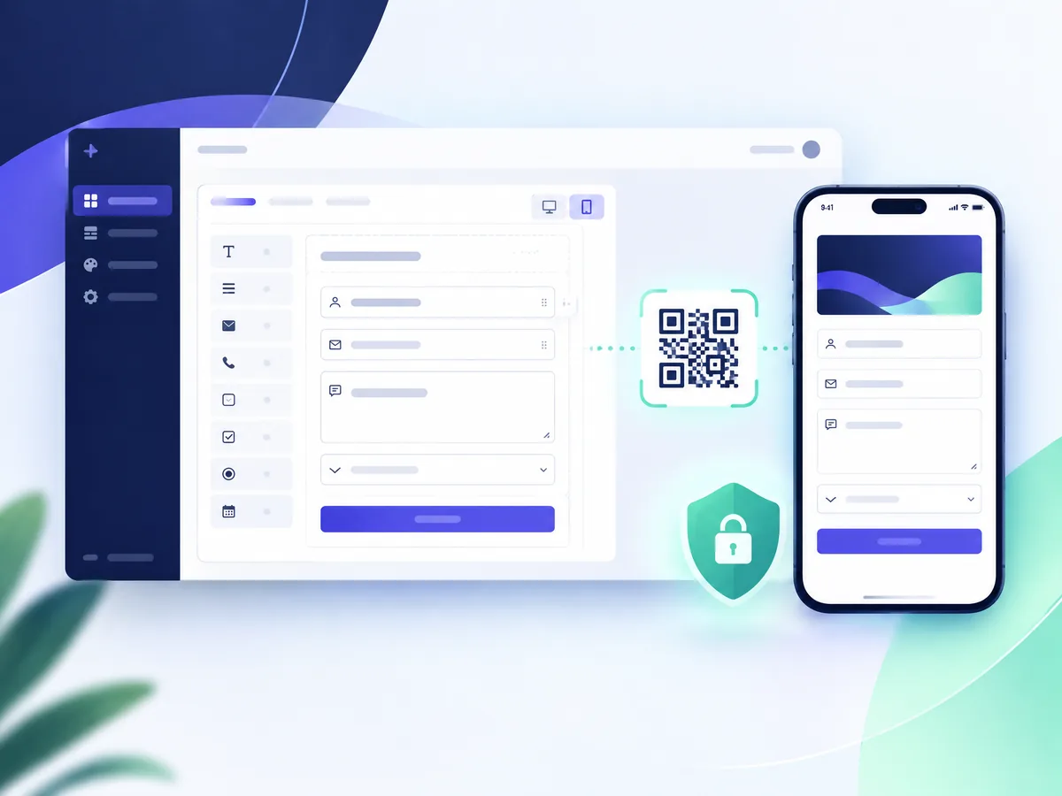 Forms Studio workflow preview