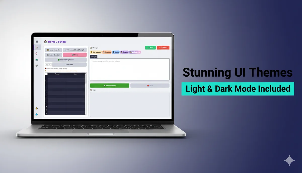 Light and dark interface themes
